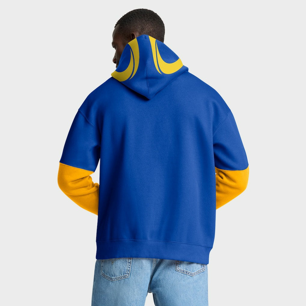 Los Angeles Rams Helmet Pullover Hoodie Royal - Fanatics