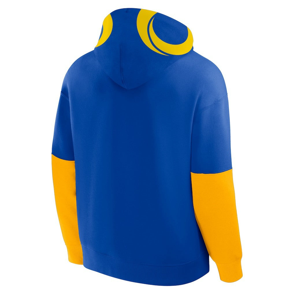Los Angeles Rams Helmet Pullover Hoodie Royal - Fanatics