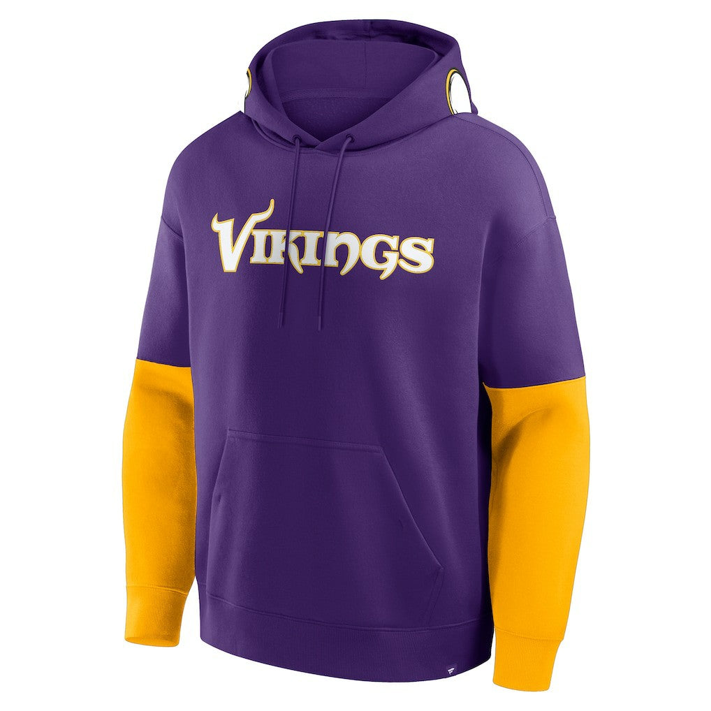 Minnesota Vikings Helmet Pullover Hoodie Purple - Fanatics
