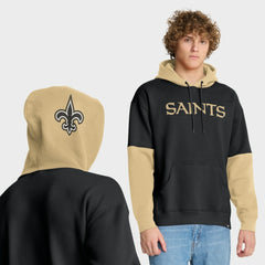 New Orleans Saints Helmet Pullover Hoodie Black - Fanatics