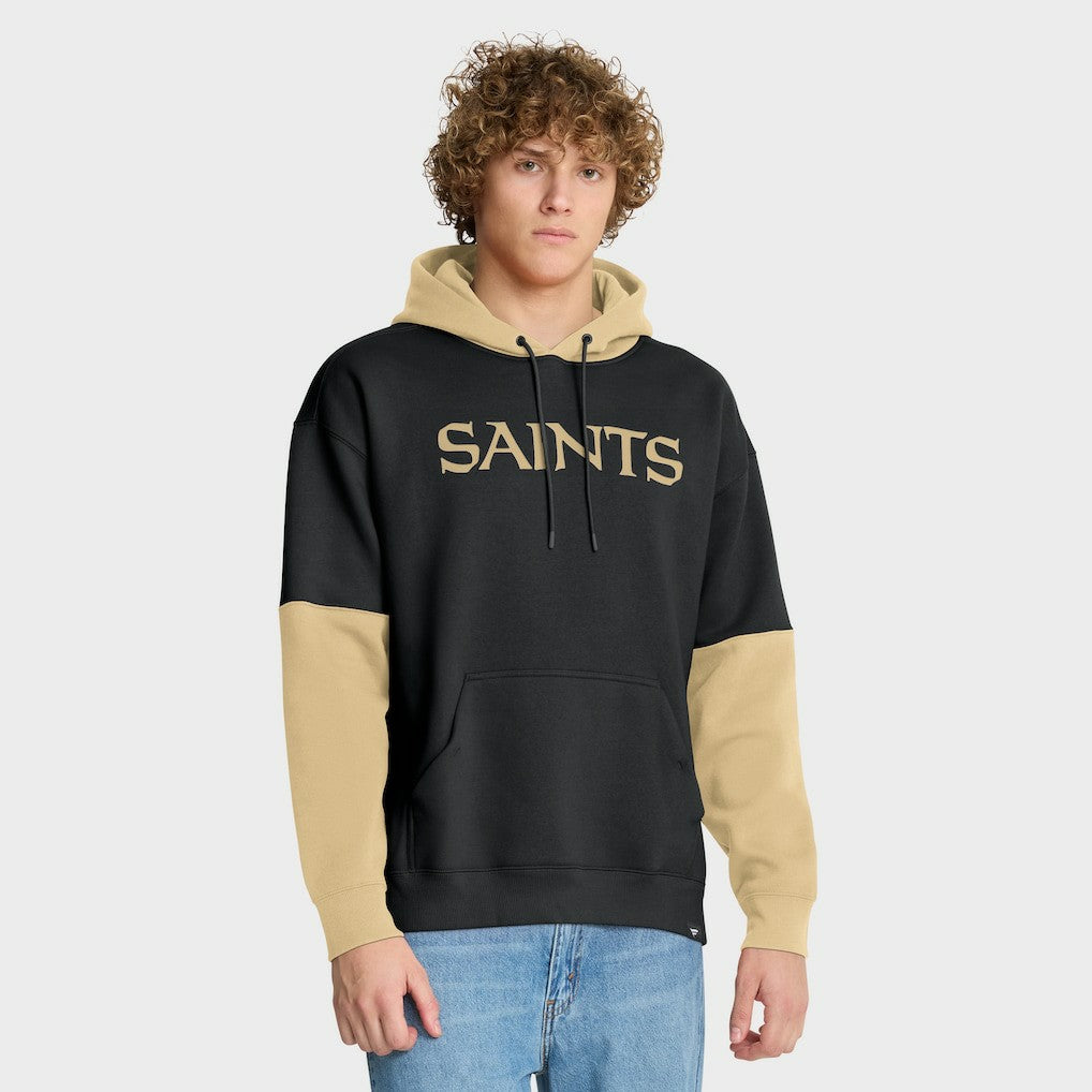 New Orleans Saints Helmet Pullover Hoodie Black - Fanatics