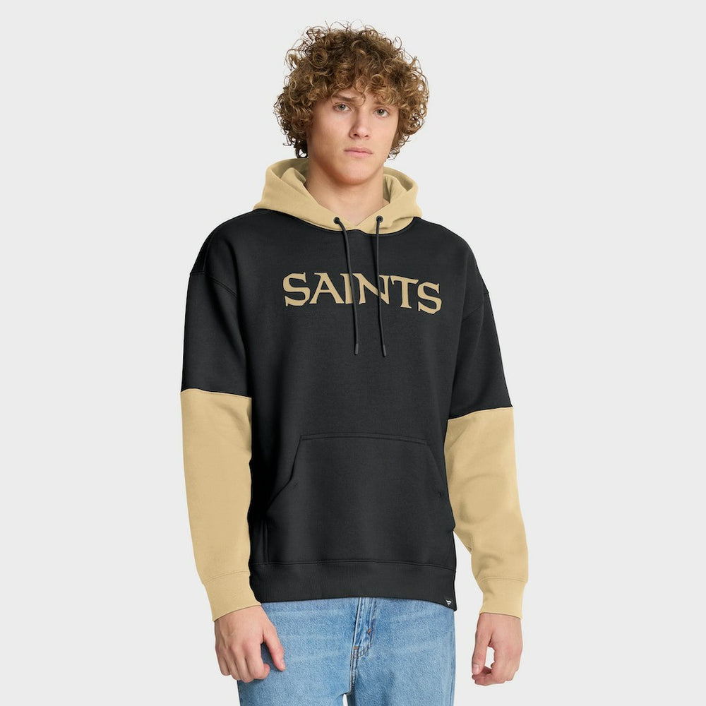 New Orleans Saints Helmet Pullover Hoodie Black - Fanatics