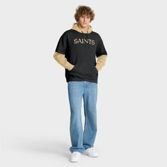 New Orleans Saints Helmet Pullover Hoodie Black - Fanatics