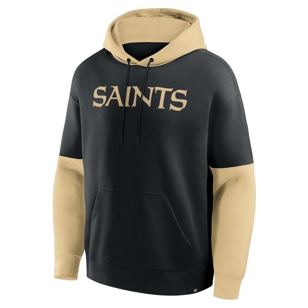 New Orleans Saints Helmet Pullover Hoodie Black - Fanatics