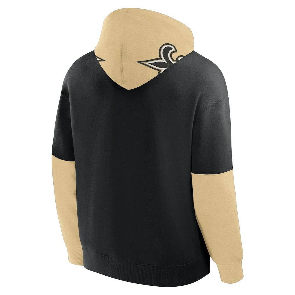 New Orleans Saints Helmet Pullover Hoodie Black - Fanatics