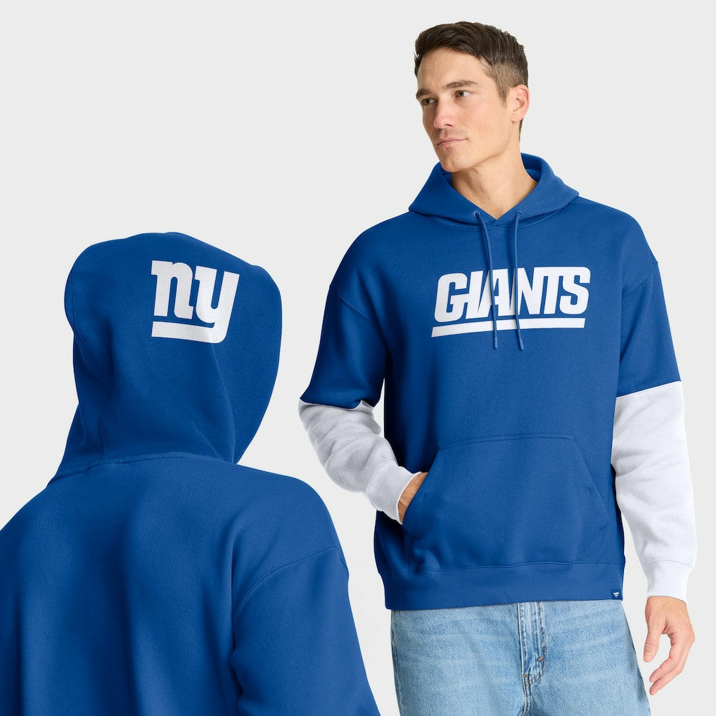 New York Giants Helmet Pullover Hoodie Royal - Fanatics