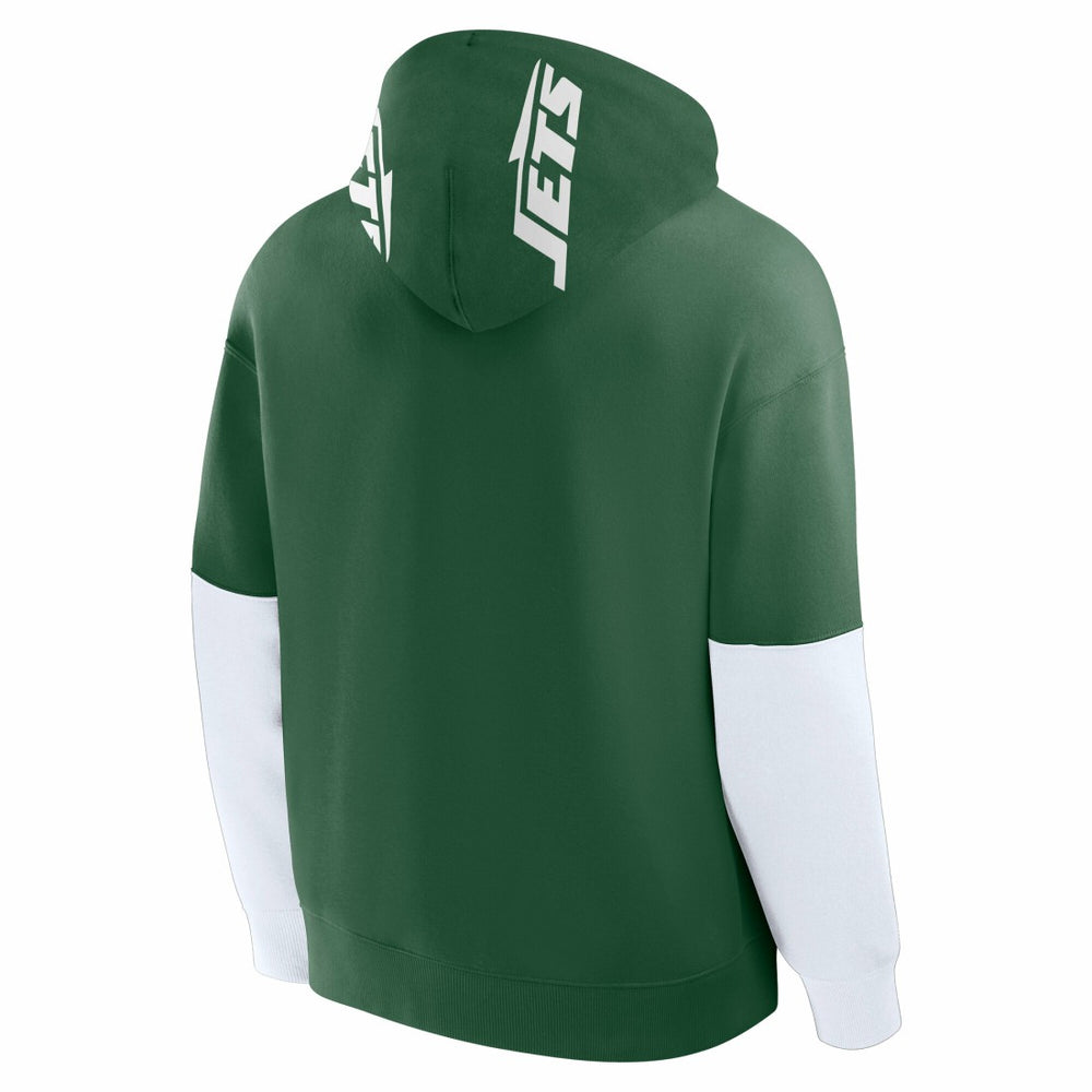 New York Jets Helmet Pullover Hoodie Green - Fanatics