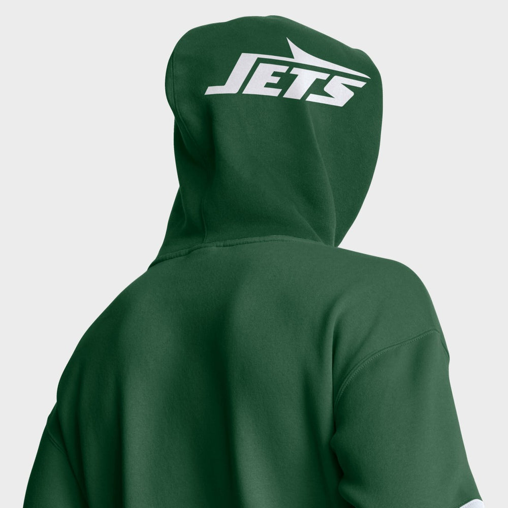 New York Jets Helmet Pullover Hoodie Green - Fanatics