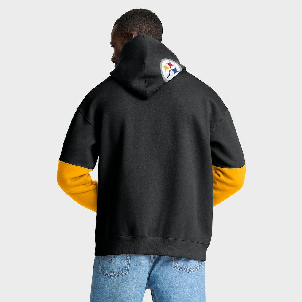 Pittsburgh Steelers Helmet Pullover Hoodie Black - Fanatics