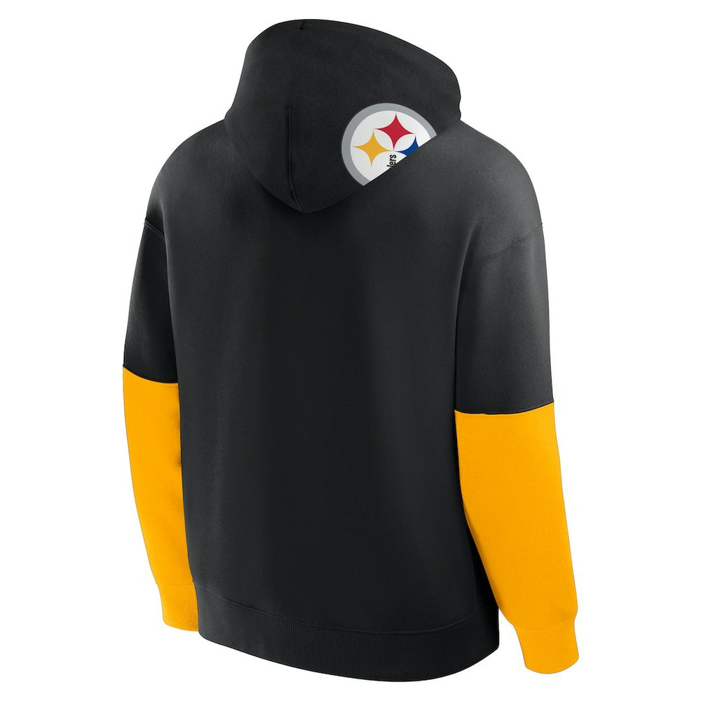 Pittsburgh Steelers Helmet Pullover Hoodie Black - Fanatics