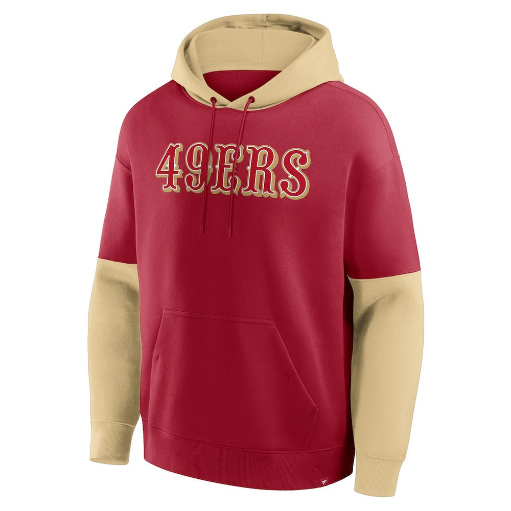San Francisco 49ers Helmet Pullover Hoodie Scarlet - Fanatics