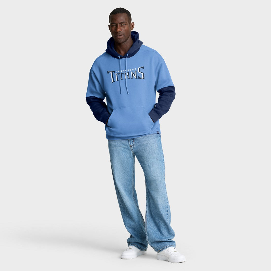 Tennessee Titans Helmet Pullover Hoodie Light Blue - Fanatics