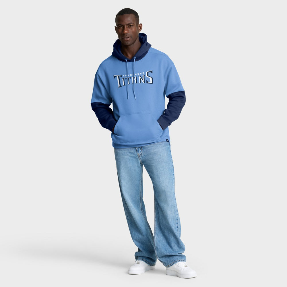 Tennessee Titans Helmet Pullover Hoodie Light Blue - Fanatics