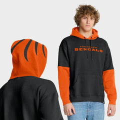 Cincinnati Bengals Helmet Pullover Hoodie Black - Fanatics