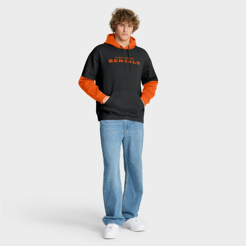 Cincinnati Bengals Helmet Pullover Hoodie Black - Fanatics