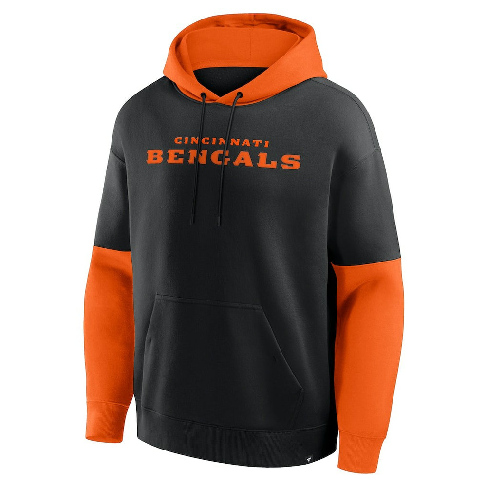 Cincinnati Bengals Helmet Pullover Hoodie Black - Fanatics