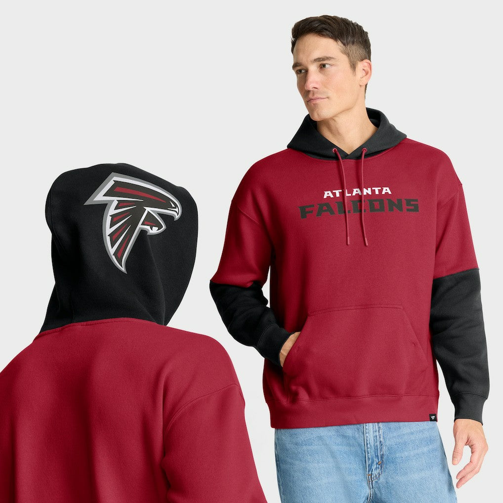 Atlanta Falcons Helmet Pullover Hoodie Red - Fanatics