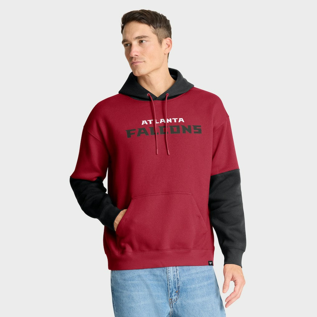Atlanta Falcons Helmet Pullover Hoodie Red - Fanatics