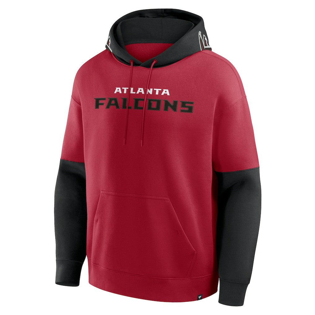 Atlanta Falcons Helmet Pullover Hoodie Red - Fanatics