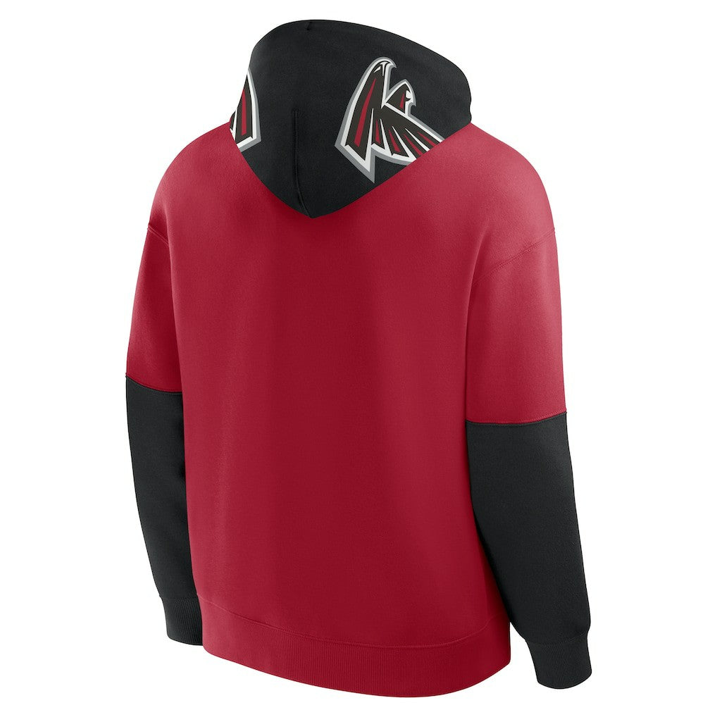 Atlanta Falcons Helmet Pullover Hoodie Red - Fanatics