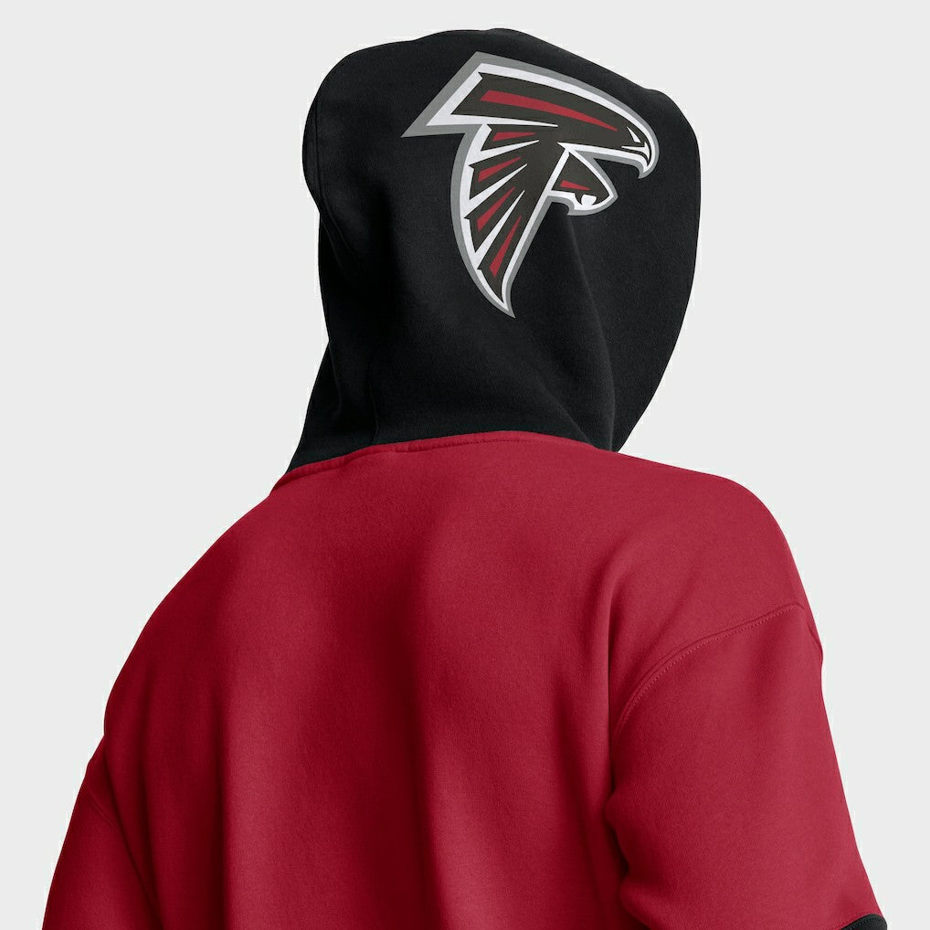 Atlanta Falcons Helmet Pullover Hoodie Red - Fanatics