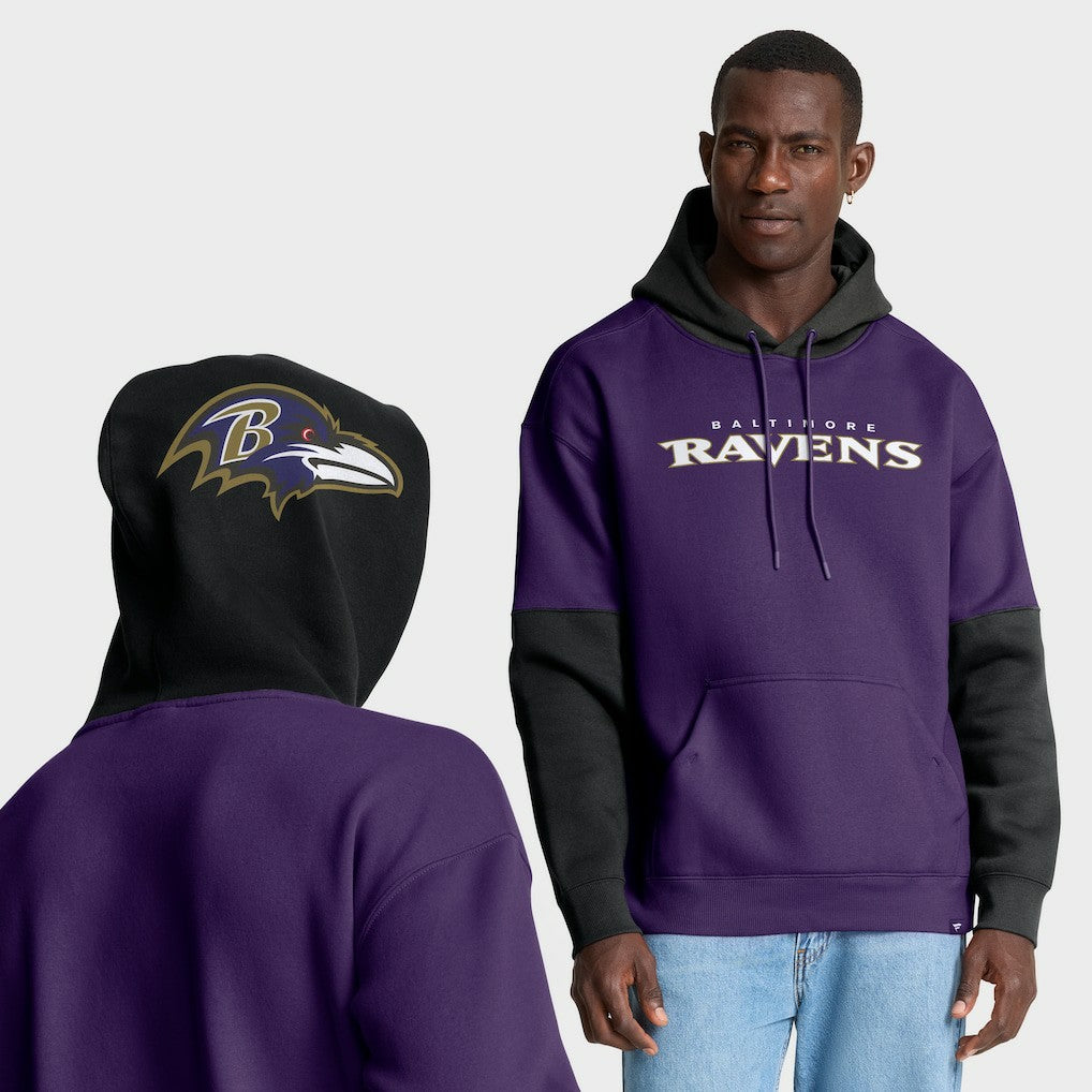 Baltimore Ravens Helmet Pullover Hoodie Purple - Fanatics