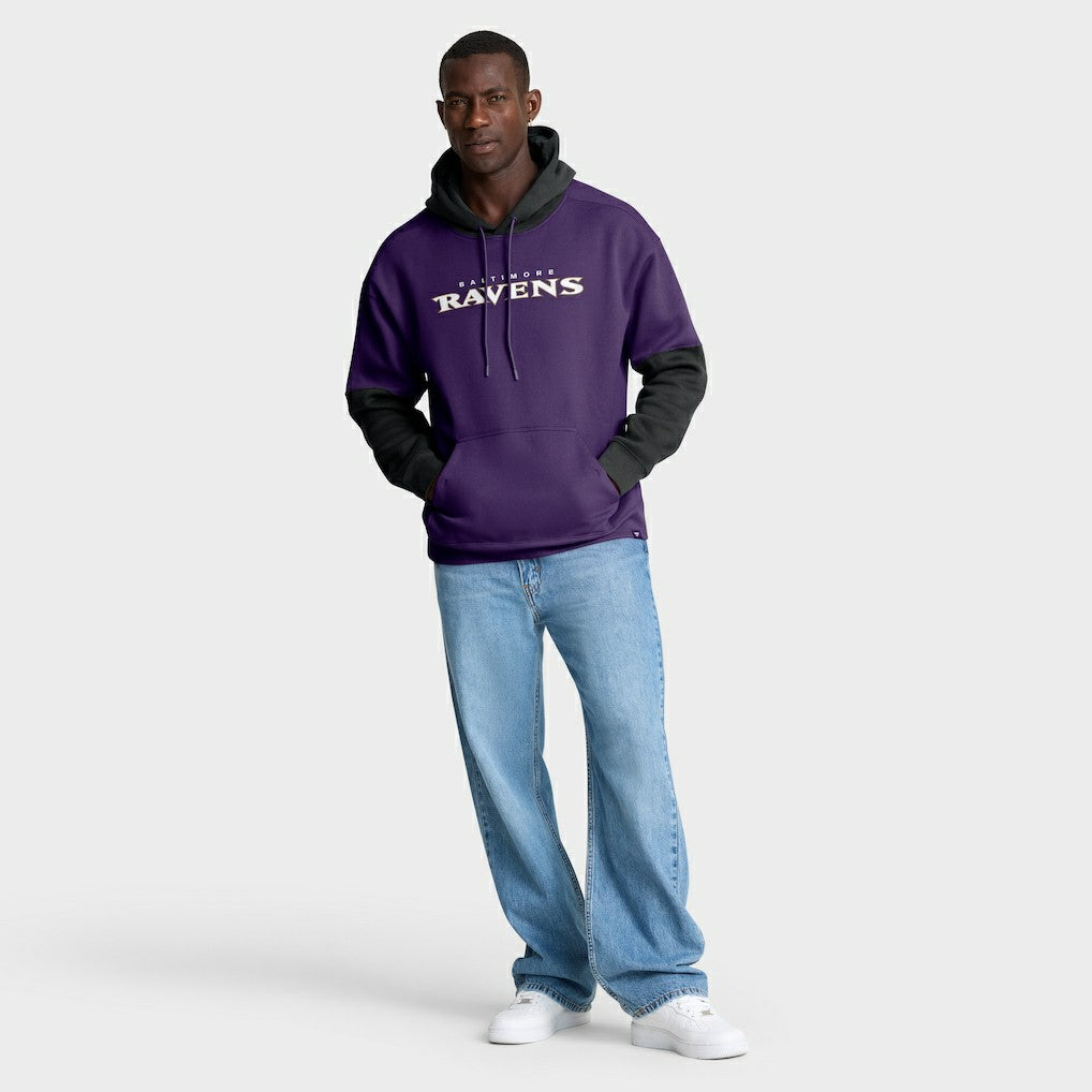 Baltimore Ravens Helmet Pullover Hoodie Purple - Fanatics
