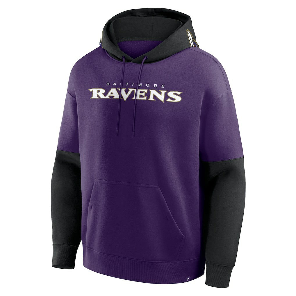 Baltimore Ravens Helmet Pullover Hoodie Purple - Fanatics