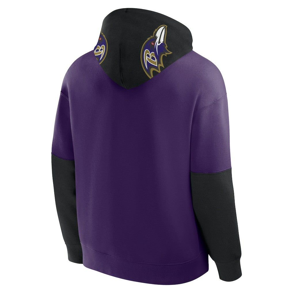 Baltimore Ravens Helmet Pullover Hoodie Purple - Fanatics