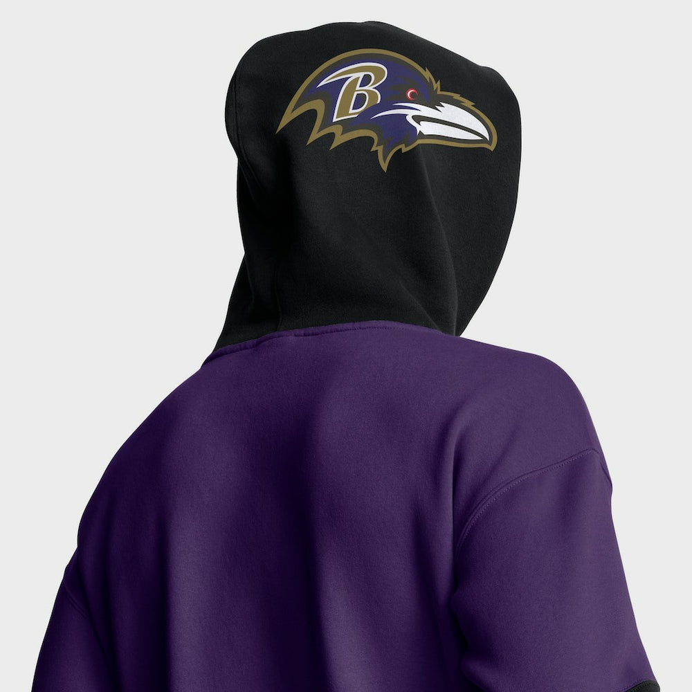 Baltimore Ravens Helmet Pullover Hoodie Purple - Fanatics