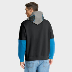 Carolina Panthers Helmet Pullover Hoodie Black - Fanatics