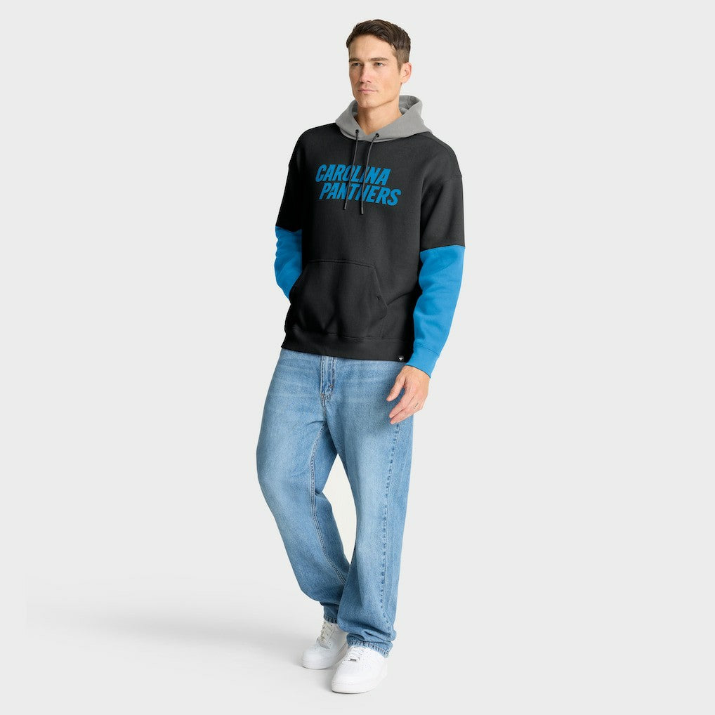Carolina Panthers Helmet Pullover Hoodie Black - Fanatics