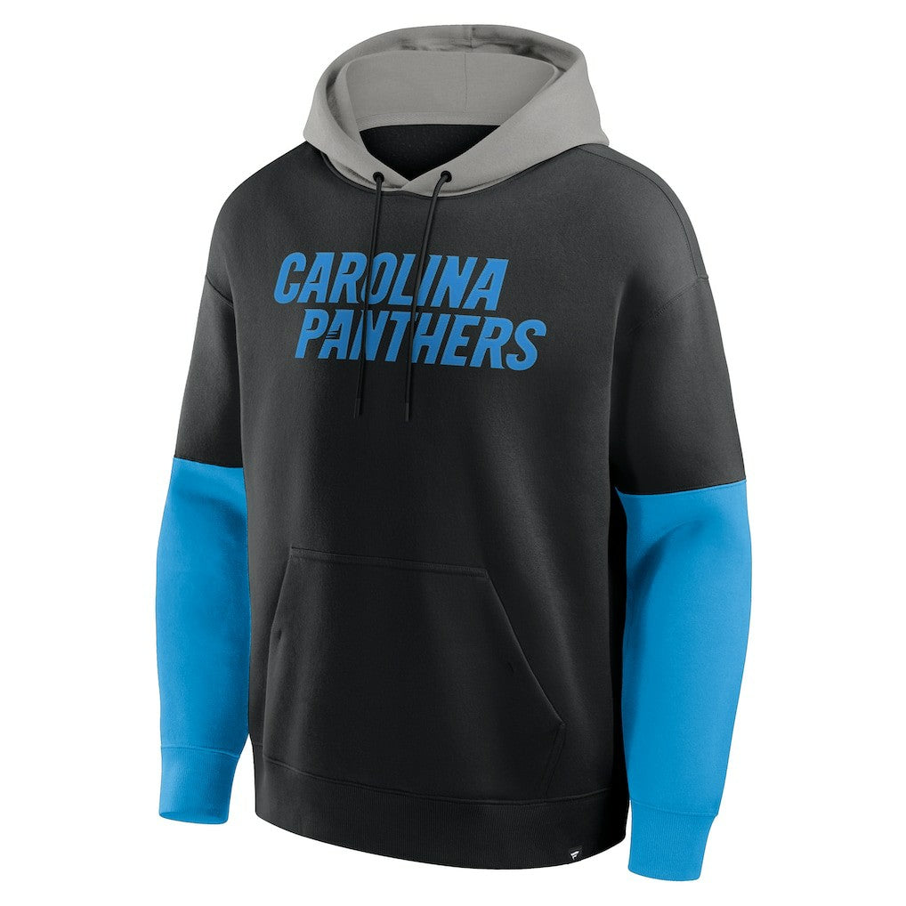 Carolina Panthers Helmet Pullover Hoodie Black - Fanatics
