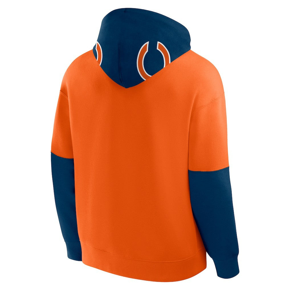 Chicago Bears Helmet Pullover Hoodie Orange - Fanatics