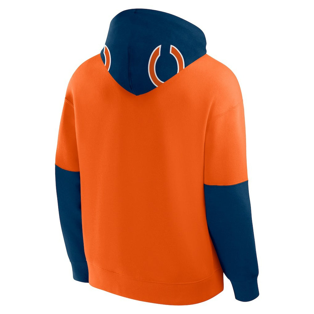 Chicago Bears Helmet Pullover Hoodie Orange - Fanatics