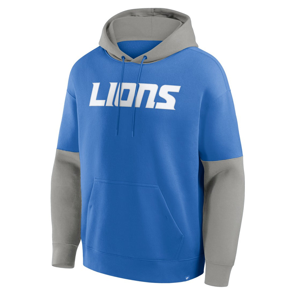 Detroit Lions Helmet Pullover Hoodie Blue - Fanatics