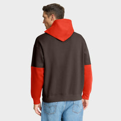 Cleveland Browns Helmet Pullover Hoodie Brown - Fanatics