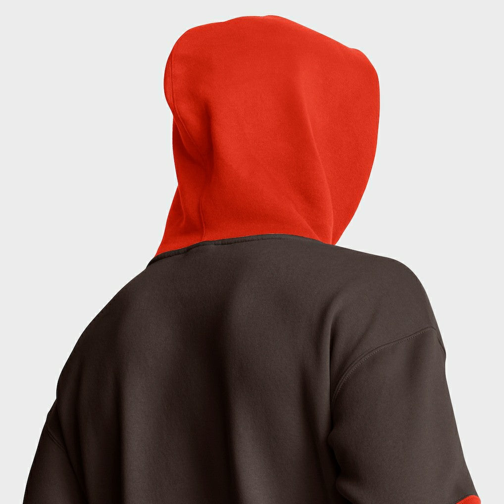 Cleveland Browns Helmet Pullover Hoodie Brown - Fanatics