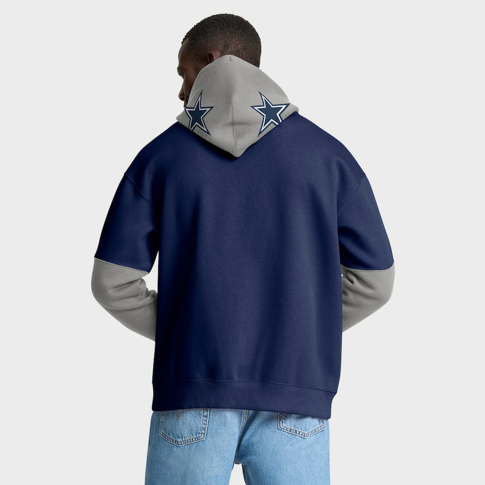 Dallas Cowboys Helmet Pullover Hoodie Navy - Fanatics