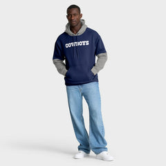 Dallas Cowboys Helmet Pullover Hoodie Navy - Fanatics