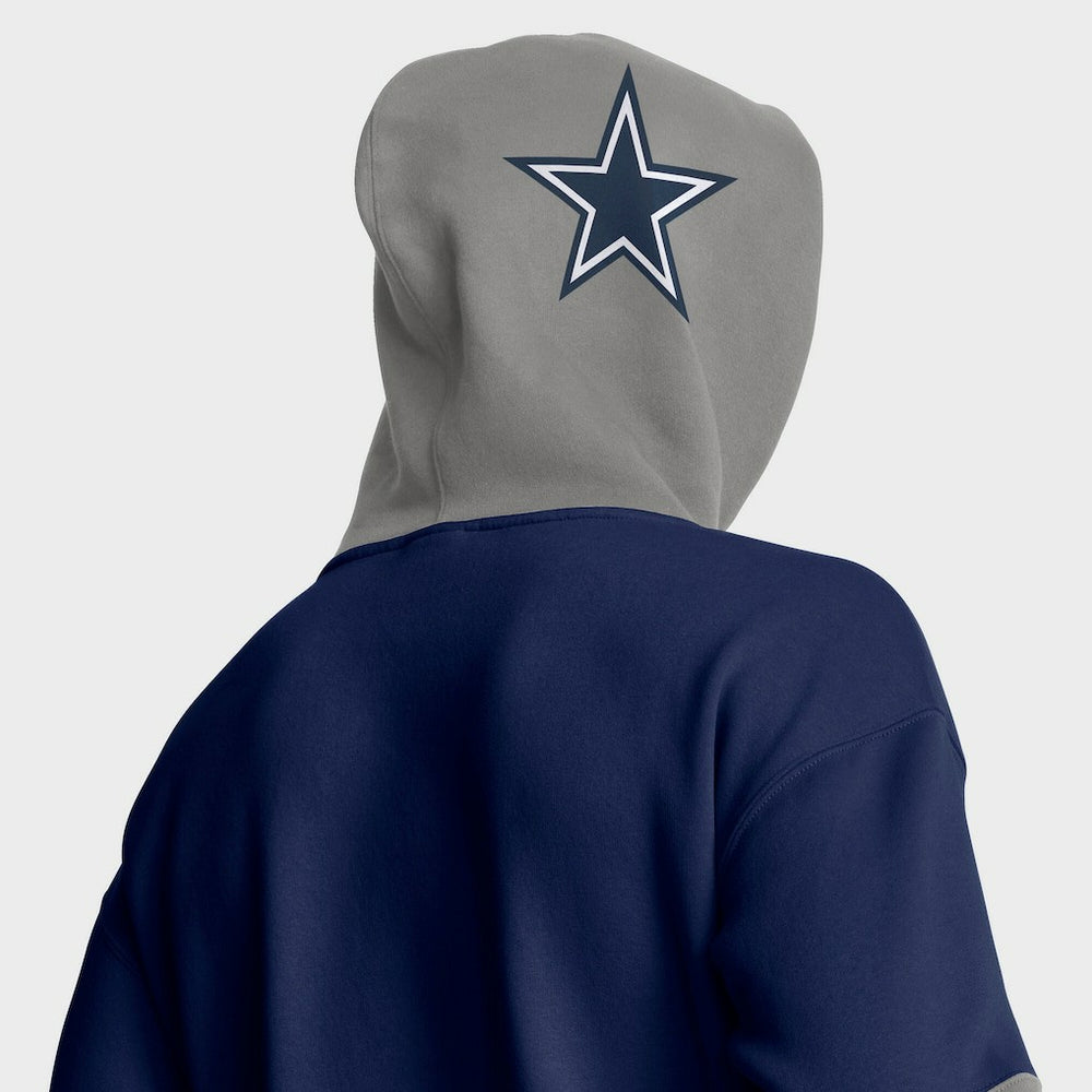 Dallas Cowboys Helmet Pullover Hoodie Navy - Fanatics