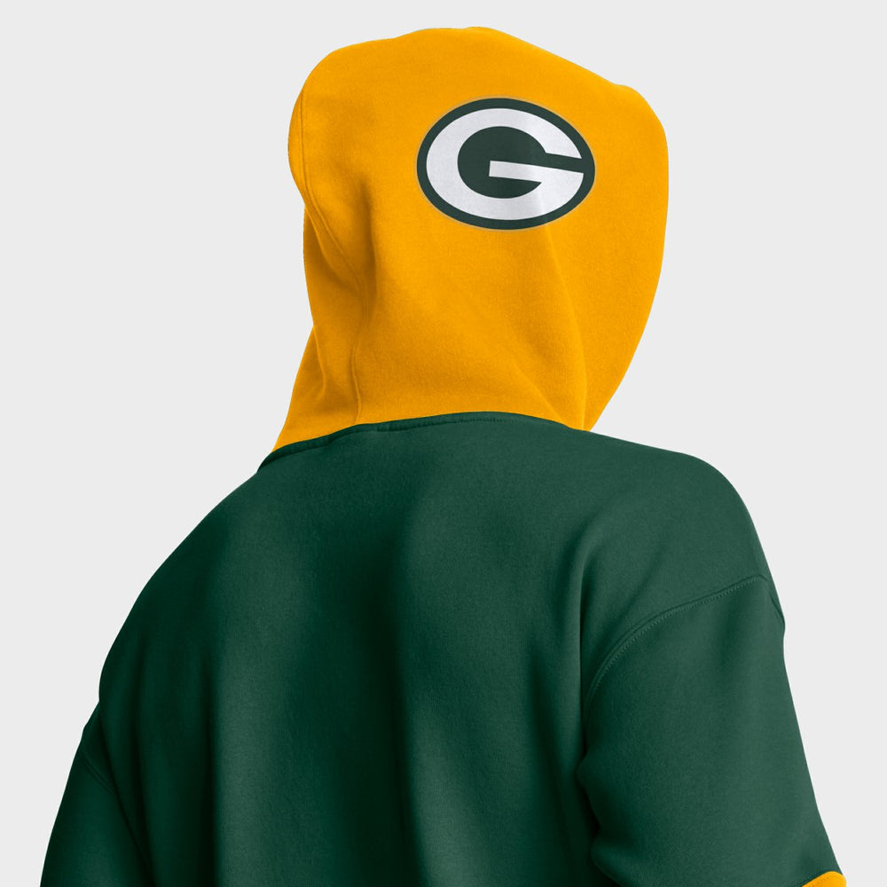 Green Bay Packers Helmet Pullover Hoodie Green - Fanatics