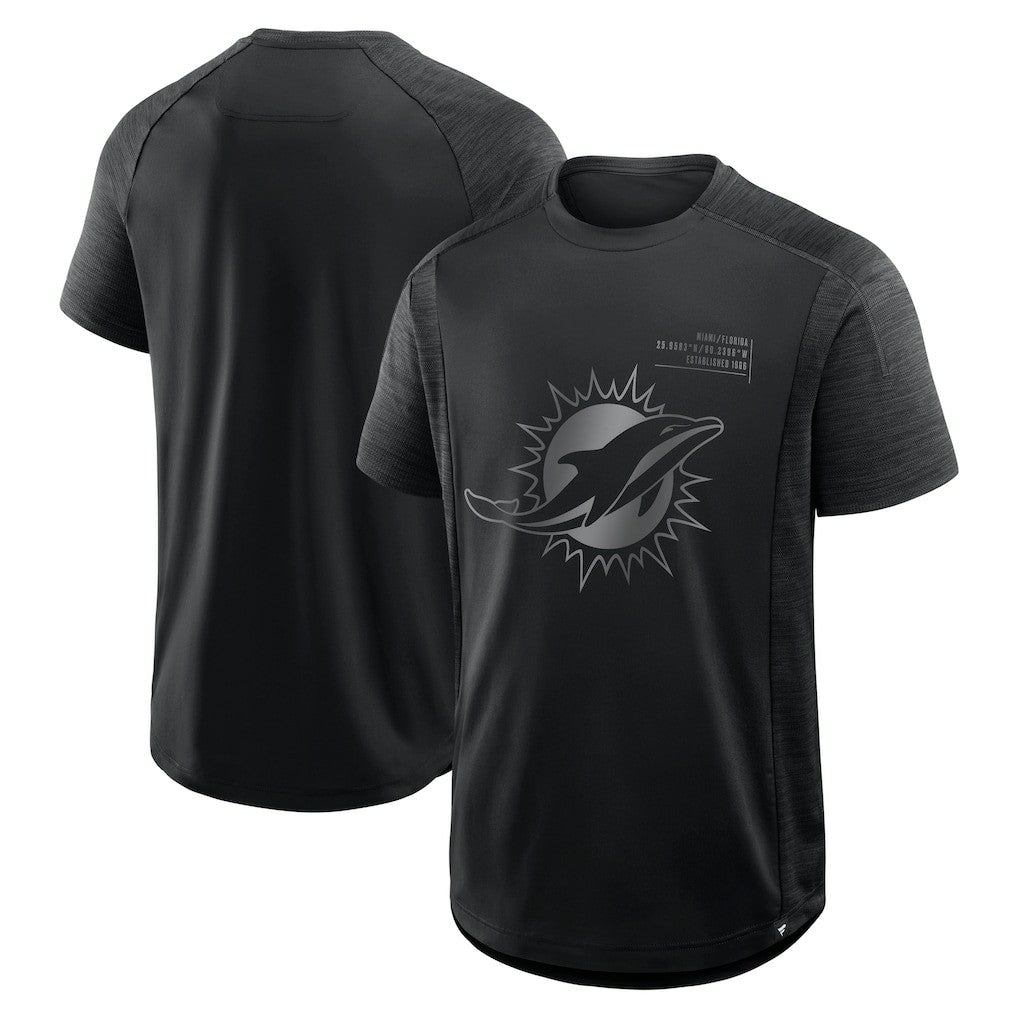 Miami Dolphins Deceptive Juke T-Shirt Black - Fanatics
