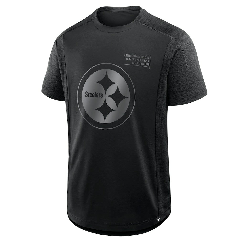 Pittsburgh Steelers Deceptive Juke T-Shirt Black - Fanatics
