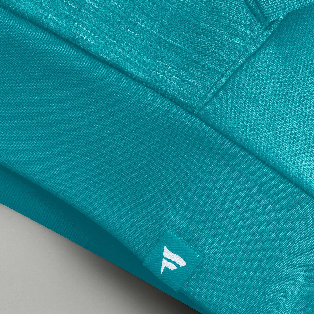 Miami Dolphins Checkdown Pass Full-Zip Hoodie Aqua - Fanatics