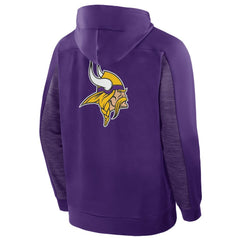 Minnesota Vikings Checkdown Pass Full-Zip Hoodie Purple - Fanatics