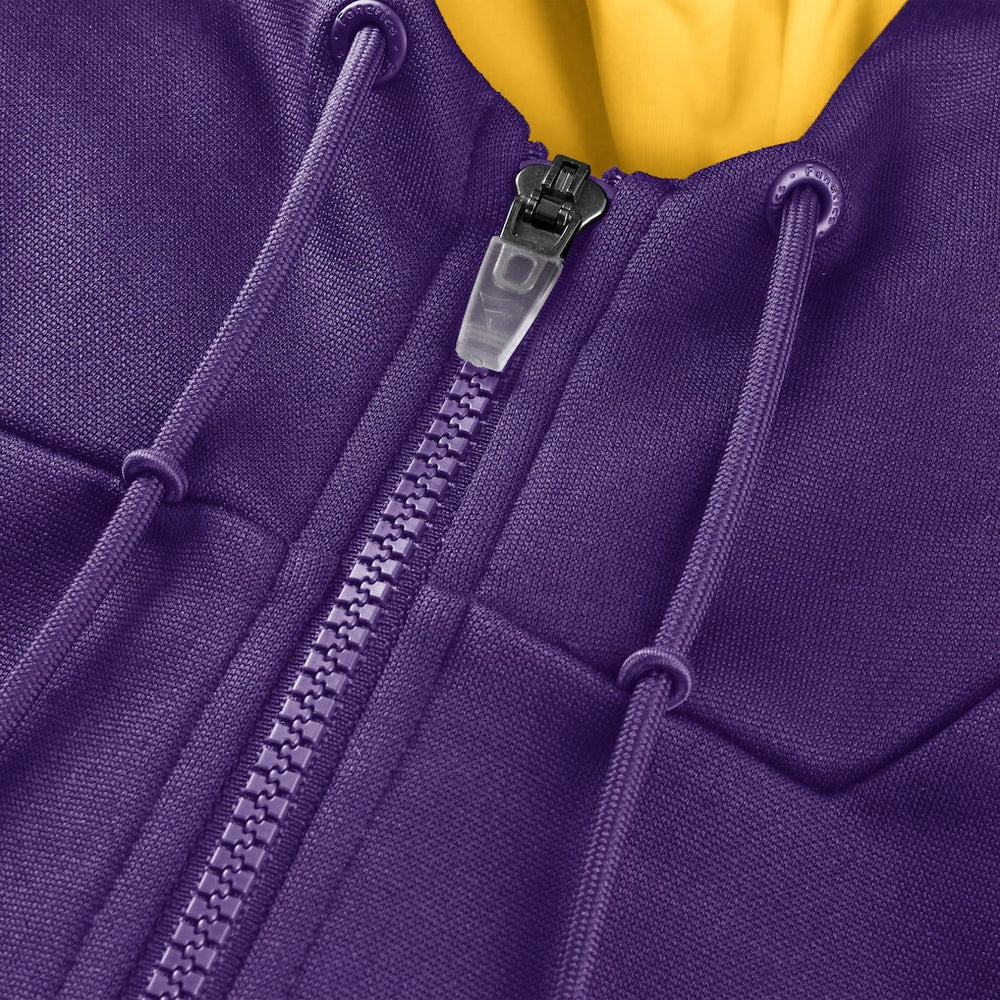 Minnesota Vikings Checkdown Pass Full-Zip Hoodie Purple - Fanatics