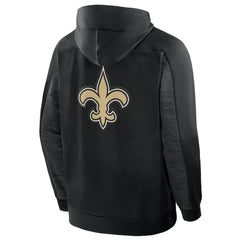 New Orleans Saints Checkdown Pass Full-Zip Hoodie Black - Fanatics