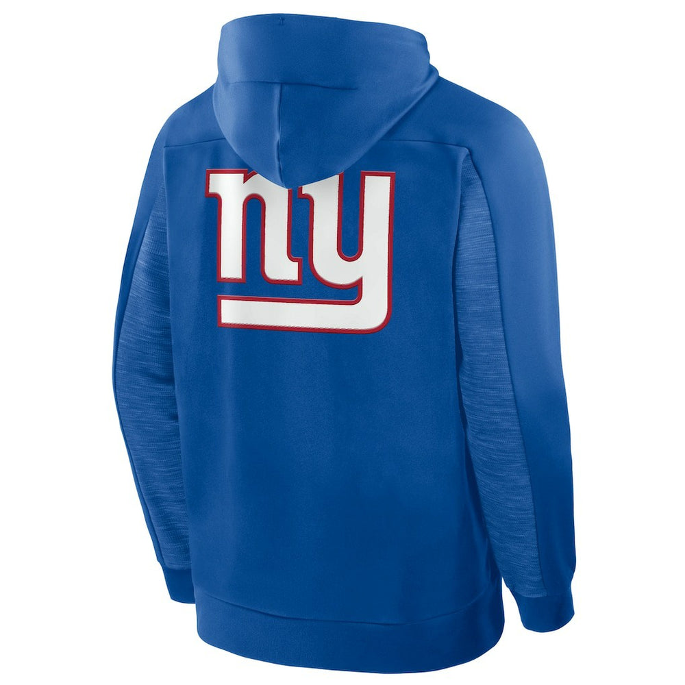 New York Giants Checkdown Pass Full-Zip Hoodie Royal - Fanatics