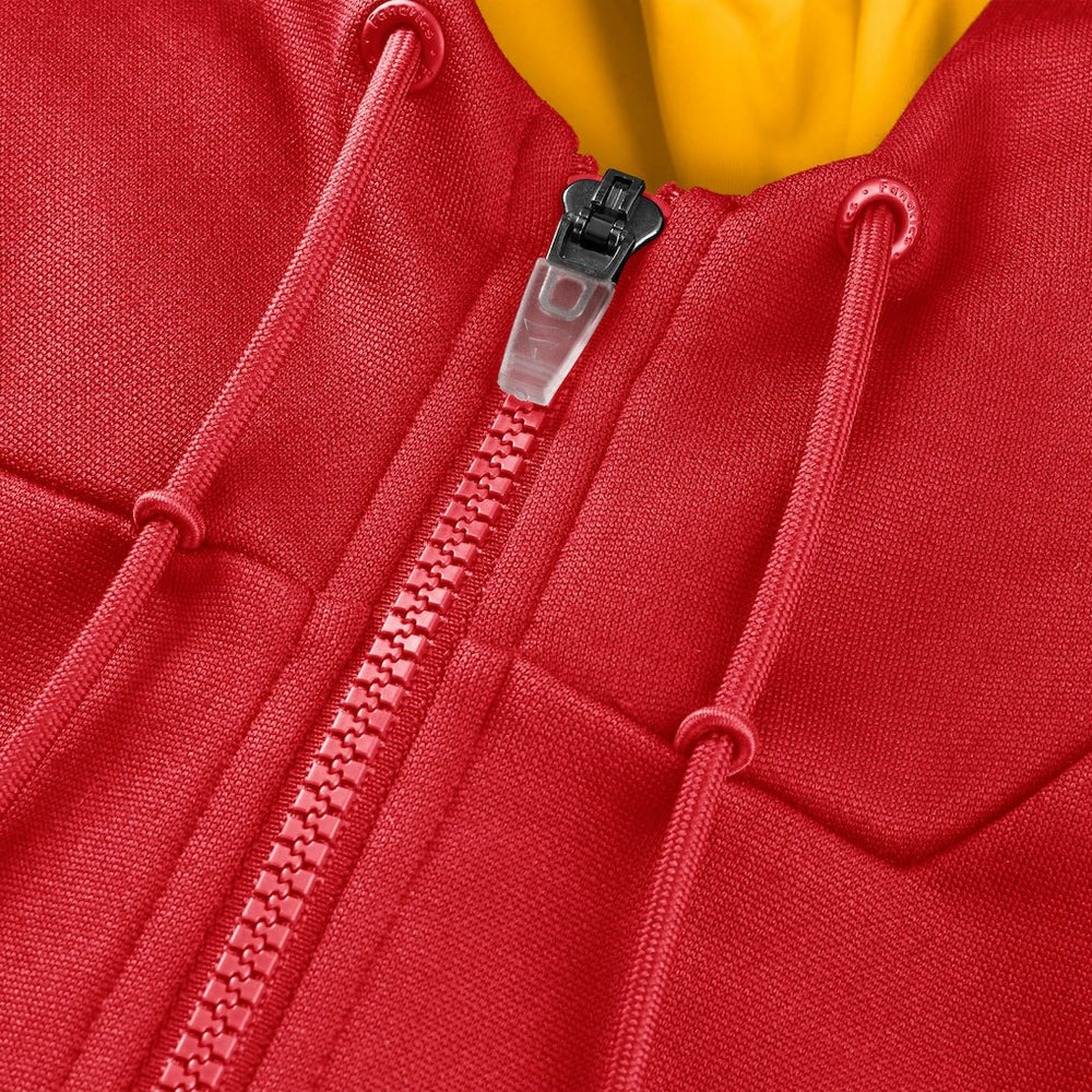 Kansas City Chiefs Checkdown Pass Full-Zip Hoodie Red - Fanatics